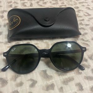 Ray Ban sunglasses; worn once